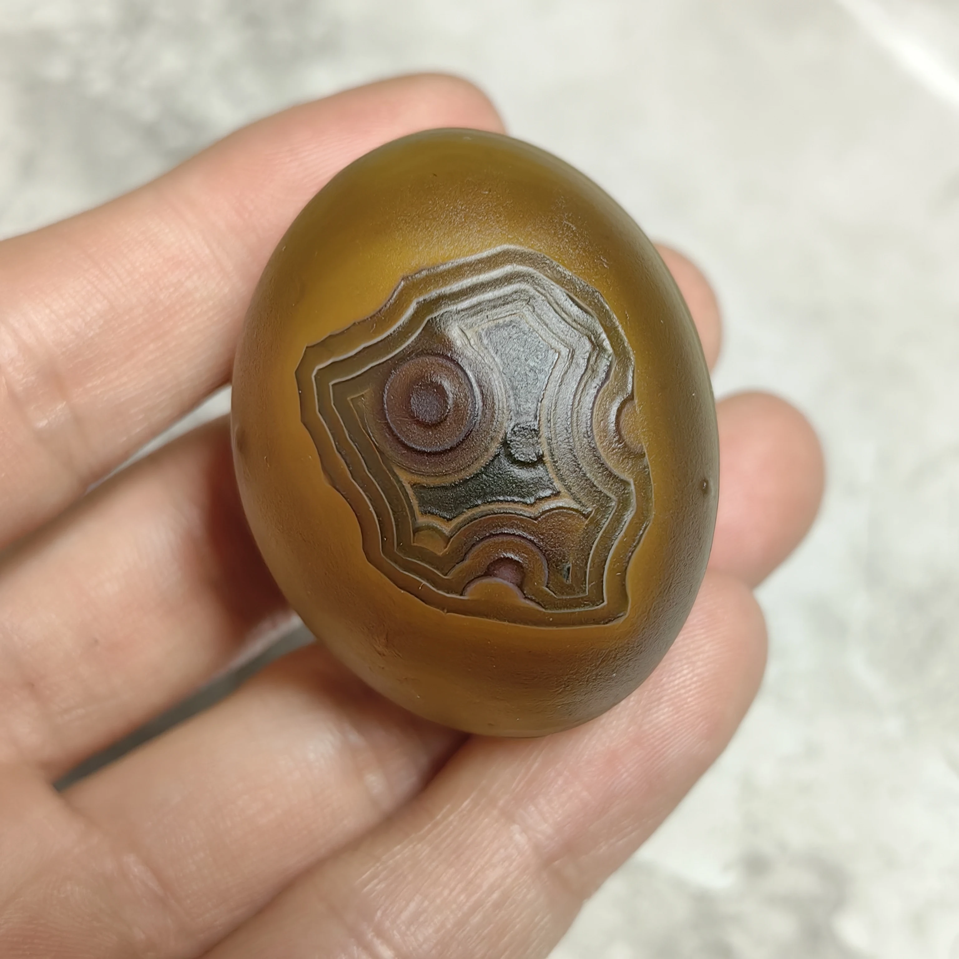 Pure Natural Haut-relief Divine Eye Agate Rough Stone for Good Luck Amulet, Stress Relief Jewelry Decoration DIY Making Ornament
Pure Natural Haut-relief Divine Eye Agate Rough Stone for Good Luck Amulet, Stress Relief Jewelry Decoration DIY Making Ornament