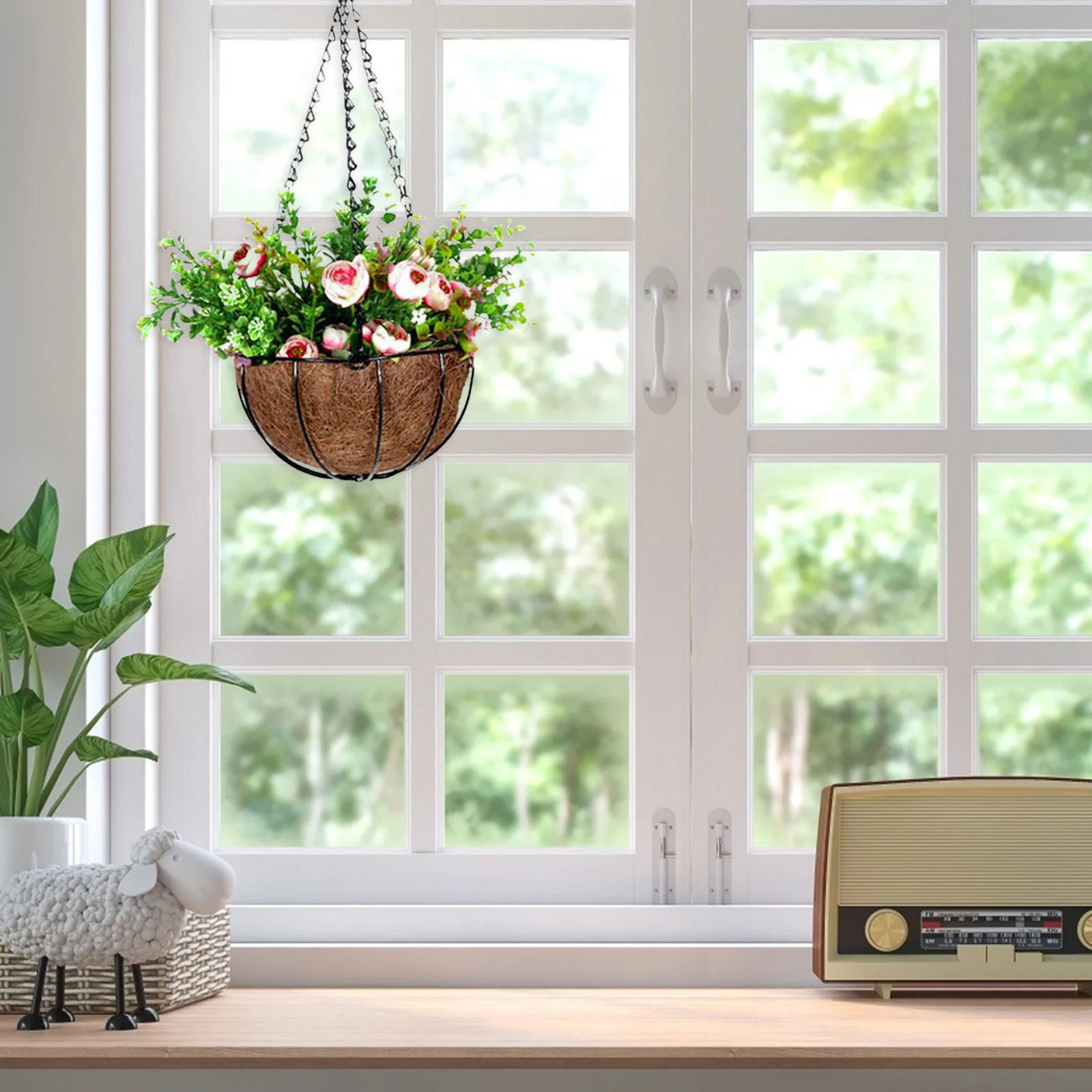 2Pcs Hanging Flowerpots Light Brown Vertical Plant Pots for Indoor Outdoor Garden Balcony Wall Ceiling Mount Hanging Plant
2Pcs Hanging Flowerpots Light Brown Vertical Plant Pots for Indoor Outdoor Garden Balcony Wall Ceiling Mount Hanging Plant