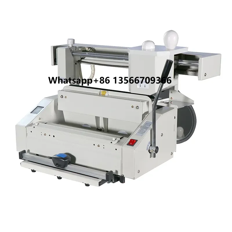 Hot Melt Glue Wireless Book Binding Machine With Creasing Machine for Book Cover
Hot Melt Glue Wireless Book Binding Machine With Creasing Machine for Book Cover