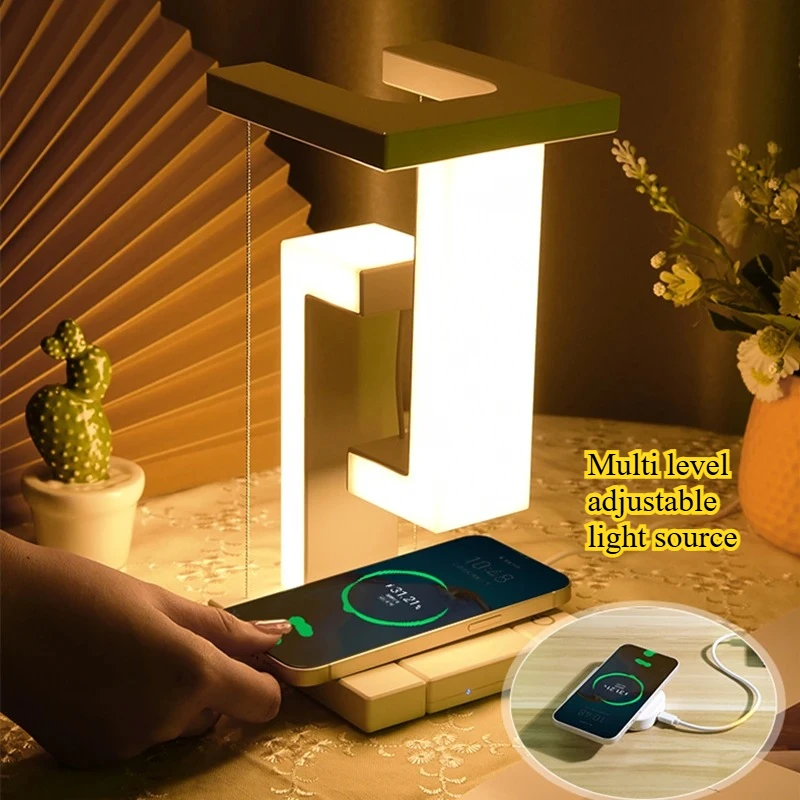 Novelty Floating Lamp • Desktop Ornament with 10W Detachable Wireless Charger • Decorative Light for Bedroom & Office
Novelty Floating Lamp • Desktop Ornament with 10W Detachable Wireless Charger • Decorative Light for Bedroom & Office