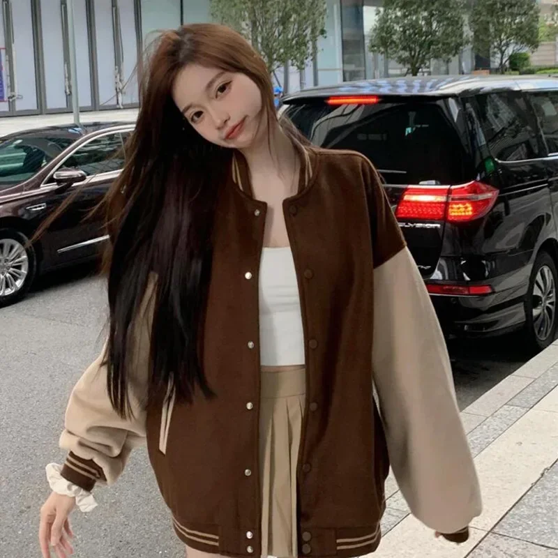 2024 Autumn Winter New Style American Vintage Baseball Jacket For Women Versatile Hong Kong Style Top
2024 Autumn Winter New Style American Vintage Baseball Jacket For Women Versatile Hong Kong Style Top