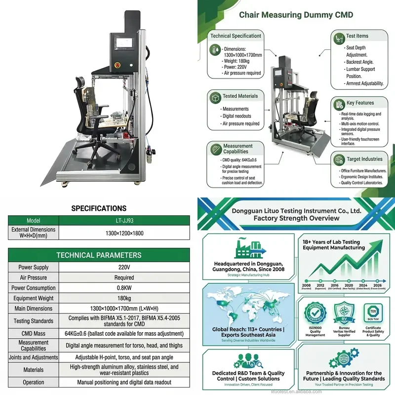 Lituo Professional Furniture Measuring Machine LT-JJ93 for Chair Measurement Device Ultra High Precision 800W 220V 380V 1
Lituo Professional Furniture Measuring Machine LT-JJ93 for Chair Measurement Device Ultra High Precision 800W 220V 380V 1