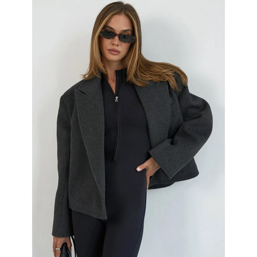 Faionable ort Костюм Jaet Женское осенне-зимнее шерстяное пальто свободного кроя с поясом и поясом для поездок на работу
Faionable ort Костюм Jaet Женское осенне-зимнее шерстяное пальто свободного кроя с поясом и поясом для поездок на работу