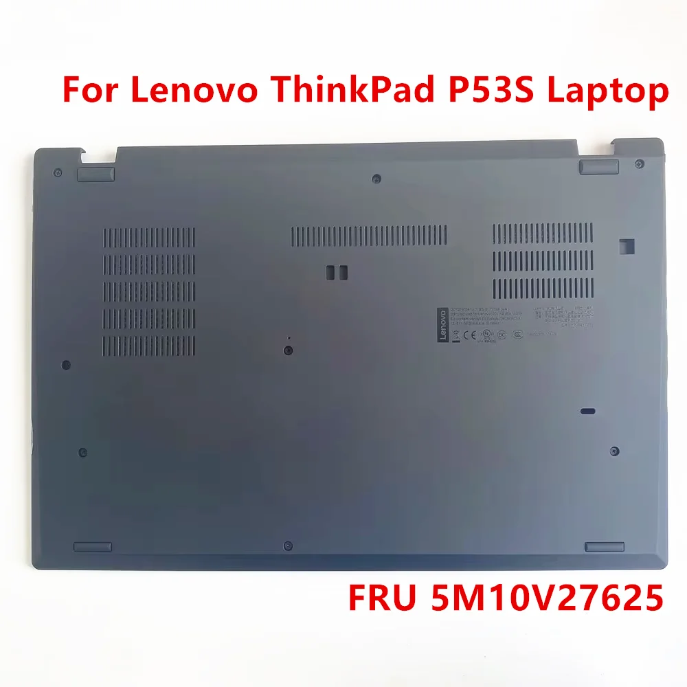 Новый оригинальный чехол для Lenovo ThinkPad P53S, нижняя часть корпуса, задняя базовая крышка FRU 5M10V27625 AP1AE 000110
Новый оригинальный чехол для Lenovo ThinkPad P53S, нижняя часть корпуса, задняя базовая крышка FRU 5M10V27625 AP1AE 000110