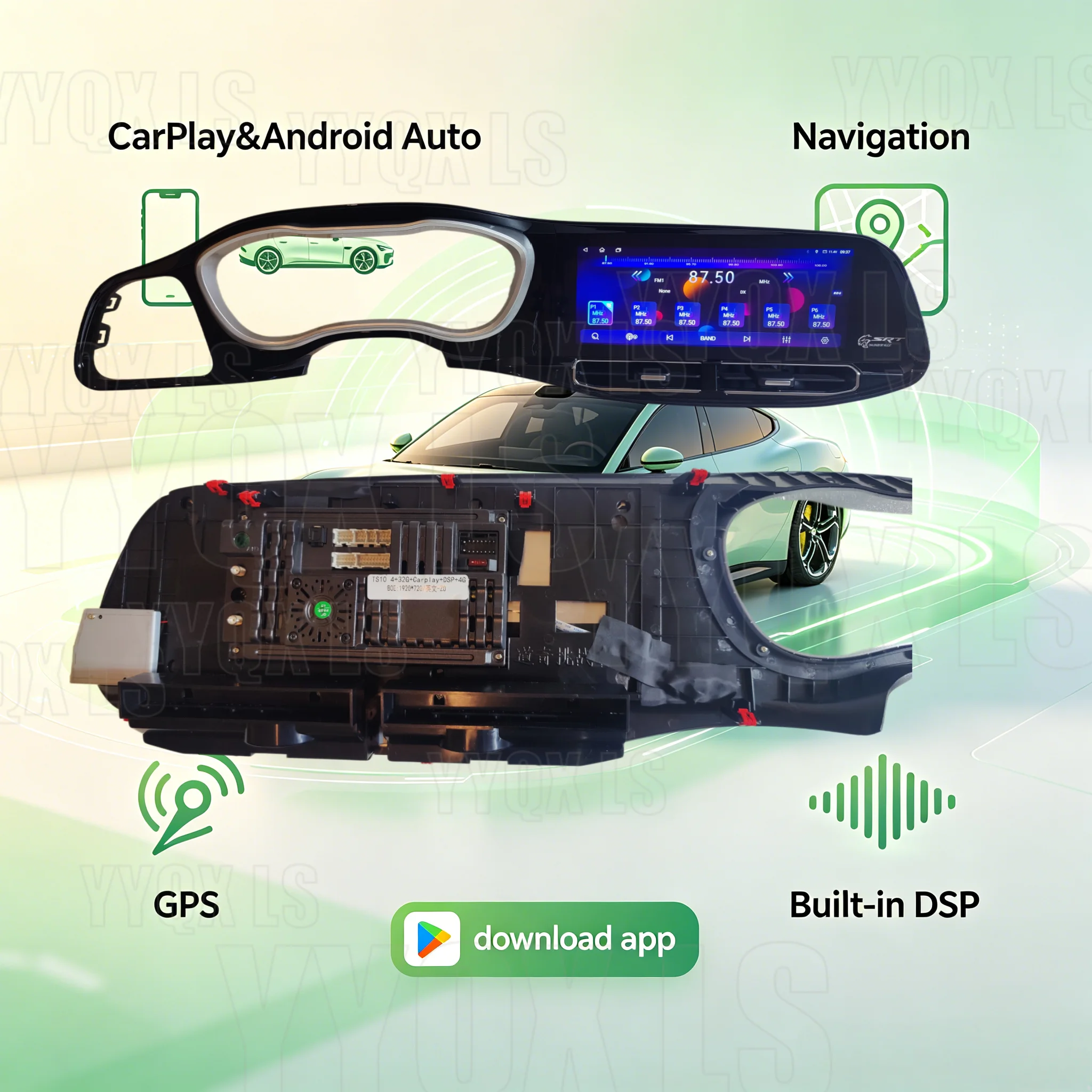 12.3'' For Dodge Challenger SRT Hellcat 2010-2024 Android Multimedia Player Stereo Navigation Carplay Car Radio GPS 4G WIFI
12.3'' For Dodge Challenger SRT Hellcat 2010-2024 Android Multimedia Player Stereo Navigation Carplay Car Radio GPS 4G WIFI