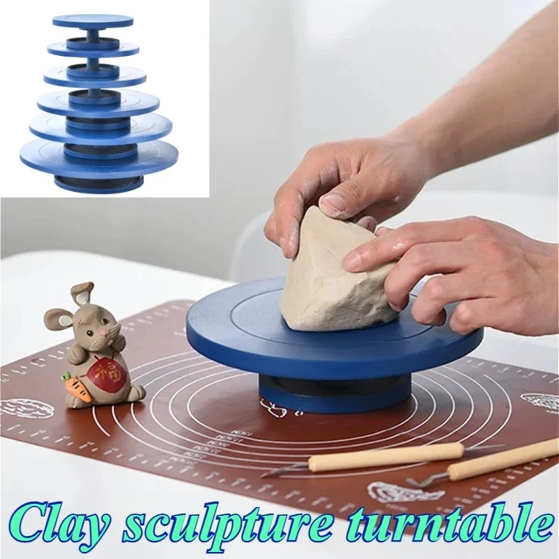 Cast Iron Pottery Turntable, Rotating Sculpture Platform DIY Auxiliary Tool for Ultra-light Clay Resin Clay Handmade Craft
Cast Iron Pottery Turntable, Rotating Sculpture Platform DIY Auxiliary Tool for Ultra-light Clay Resin Clay Handmade Craft