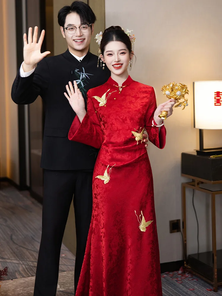 Red Chinese Sle Young Bride Dr Wedding Ceremony Evening Par Cus-Made Qipao Dr for Women 8-25 Years Old
Red Chinese Sle Young Bride Dr Wedding Ceremony Evening Par Cus-Made Qipao Dr for Women 8-25 Years Old