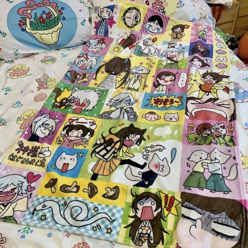 Мультяшное одеяло Kamisama Kiss для кондиционированных помещений, двухмерное, для отдыха и сна, теплое одеяло для общежития
Мультяшное одеяло Kamisama Kiss для кондиционированных помещений, двухмерное, для отдыха и сна, теплое одеяло для общежития