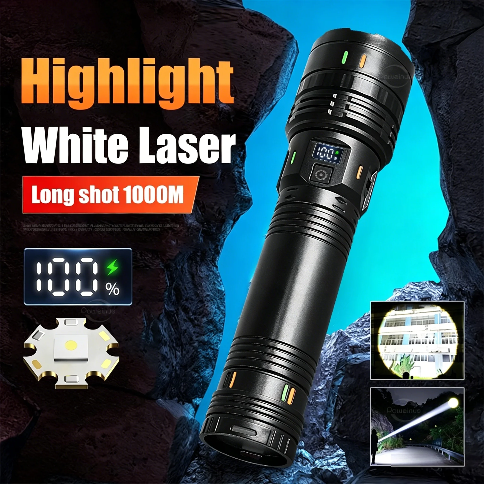 Ultra Bright LED Flashlight Rechargeable Long Range Zoomable Waterproof Torch For Camping Fishing Outdoor Emergency
Ultra Bright LED Flashlight Rechargeable Long Range Zoomable Waterproof Torch For Camping Fishing Outdoor Emergency
