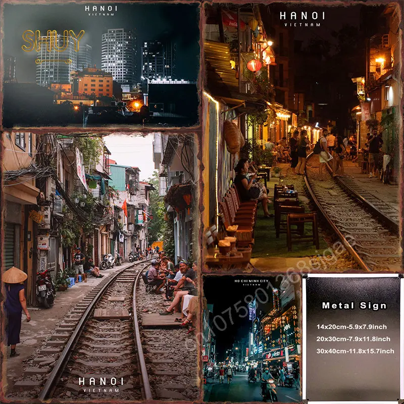 Metal Tin Sign Hanoi Civic Landscape Custom Ok Vintage Decoration for Bar Pub Club Man Cave Home Wall Decor Panting Pictures
Metal Tin Sign Hanoi Civic Landscape Custom Ok Vintage Decoration for Bar Pub Club Man Cave Home Wall Decor Panting Pictures