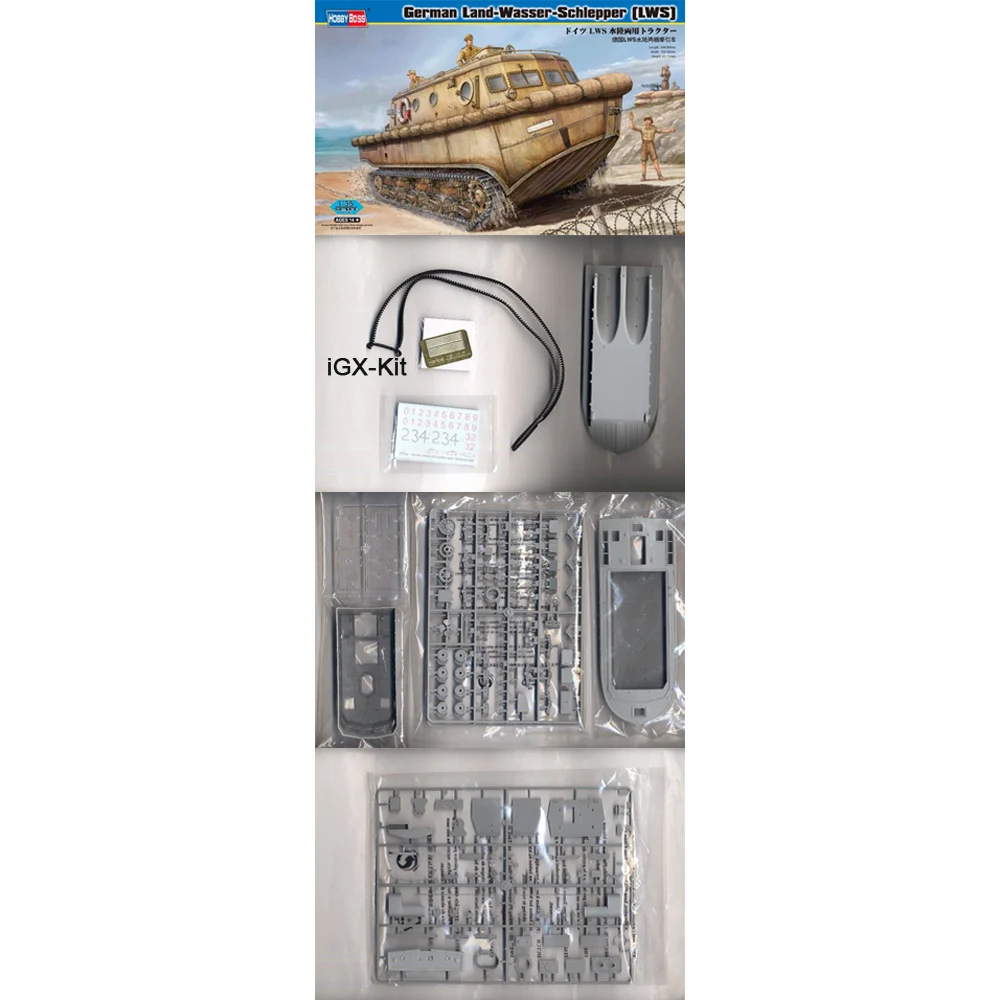 Hobbyboss 82430 1/35 Scale LWS Amphibious Tractor Early Vehicle Hobby Craft Plastic Model Assembly Building Kit
Hobbyboss 82430 1/35 Scale LWS Amphibious Tractor Early Vehicle Hobby Craft Plastic Model Assembly Building Kit