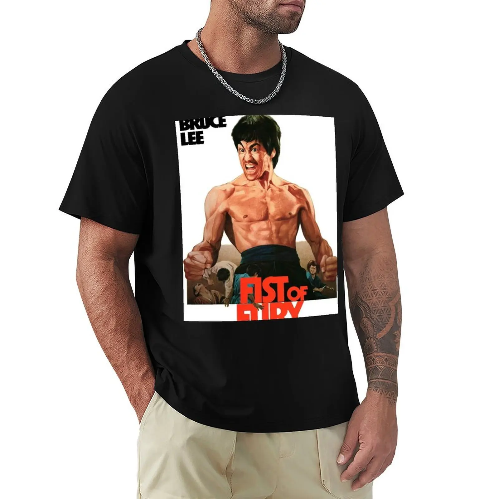 Fists of Fury T-Shirt vintage anime figures croswit shirt man oversized t shirts for men
Fists of Fury T-Shirt vintage anime figures croswit shirt man oversized t shirts for men