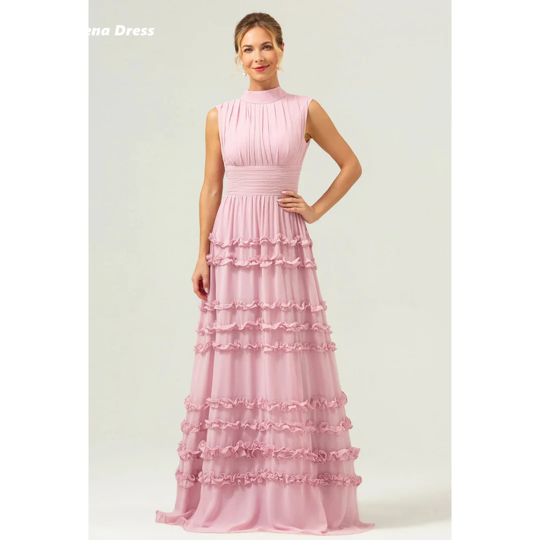 Женское платье для выпускного вечера Lena, розовое роскошное вечернее платье с круглым вырезом, бальное платье без рукавов, многослойное элегантное платье на заказ
Женское платье для выпускного вечера Lena, розовое роскошное вечернее платье с круглым вырезом, бальное платье без рукавов, многослойное элегантное платье на заказ