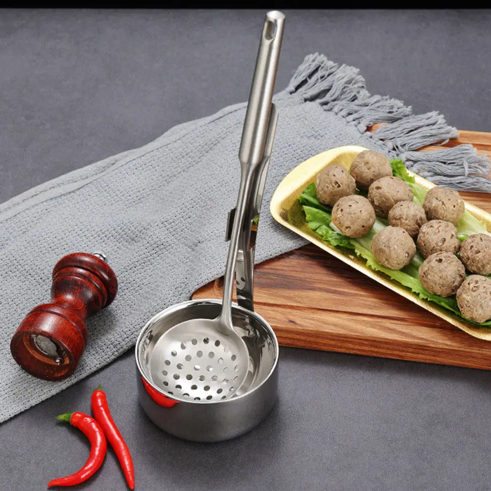 Premium Stainless Steel Spoon Rest Ladle Holder for Hot Pot Soup Serving Sturdy Kitchen Accessory Spoon Storage Rack Countertop
Premium Stainless Steel Spoon Rest Ladle Holder for Hot Pot Soup Serving Sturdy Kitchen Accessory Spoon Storage Rack Countertop