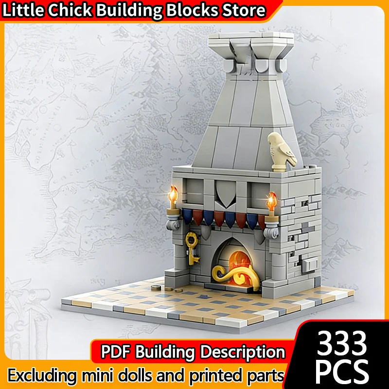 Medieval Castle Model MOC Building Bricks Castle Room Fireplace Modular Technology Children Holiday Gifts Assemble Toys Suit
Medieval Castle Model MOC Building Bricks Castle Room Fireplace Modular Technology Children Holiday Gifts Assemble Toys Suit