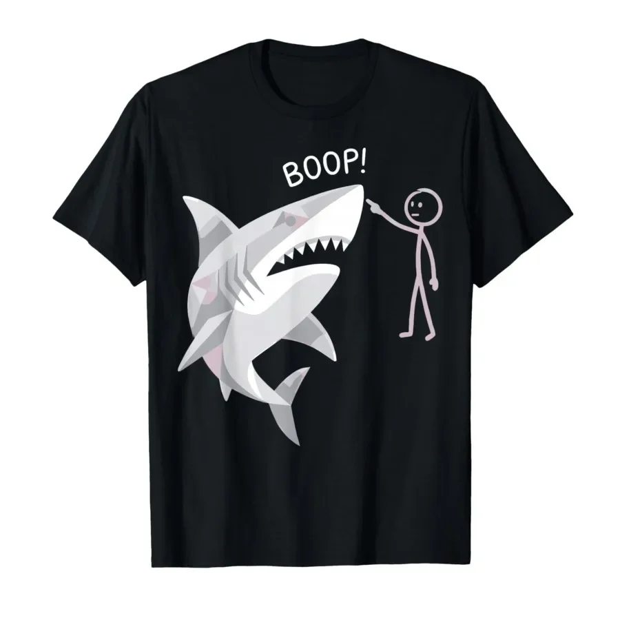 Boop Shark Meme Funny Shark Nose Boop! Humor T-shirt For Men Women 100% Cotton T Shirts Short Sleeve Tops 0413-3
Boop Shark Meme Funny Shark Nose Boop! Humor T-shirt For Men Women 100% Cotton T Shirts Short Sleeve Tops 0413-3