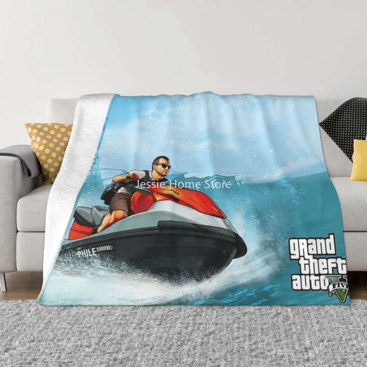 Grand Theft Auto Blankets Flannel Textile Decor Multifunction Super Warm Throw Blankets for Bed Bedroom Quilt
Grand Theft Auto Blankets Flannel Textile Decor Multifunction Super Warm Throw Blankets for Bed Bedroom Quilt