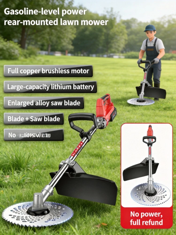 Multifunctional Electric Lawn Mower High Power Rechargeable Small Household Tool for Agricultural Weeding and Lawn Maintenance
Multifunctional Electric Lawn Mower High Power Rechargeable Small Household Tool for Agricultural Weeding and Lawn Maintenance