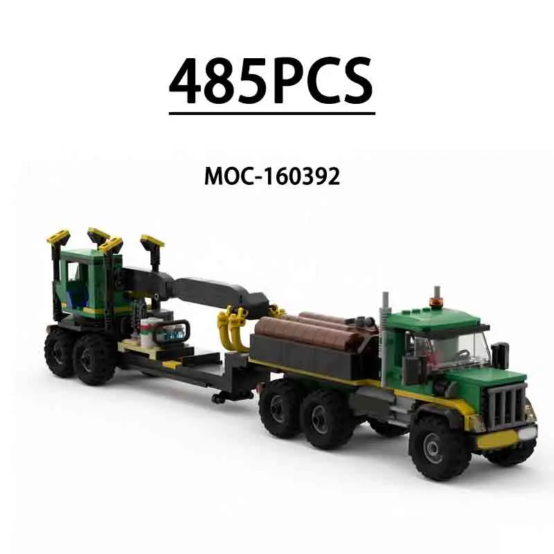MOC-160392 Building Block Logging Truck Assembly Model 485 Pieces Children's Educational Birthday Christmas New Year Toy Gift
MOC-160392 Building Block Logging Truck Assembly Model 485 Pieces Children's Educational Birthday Christmas New Year Toy Gift
