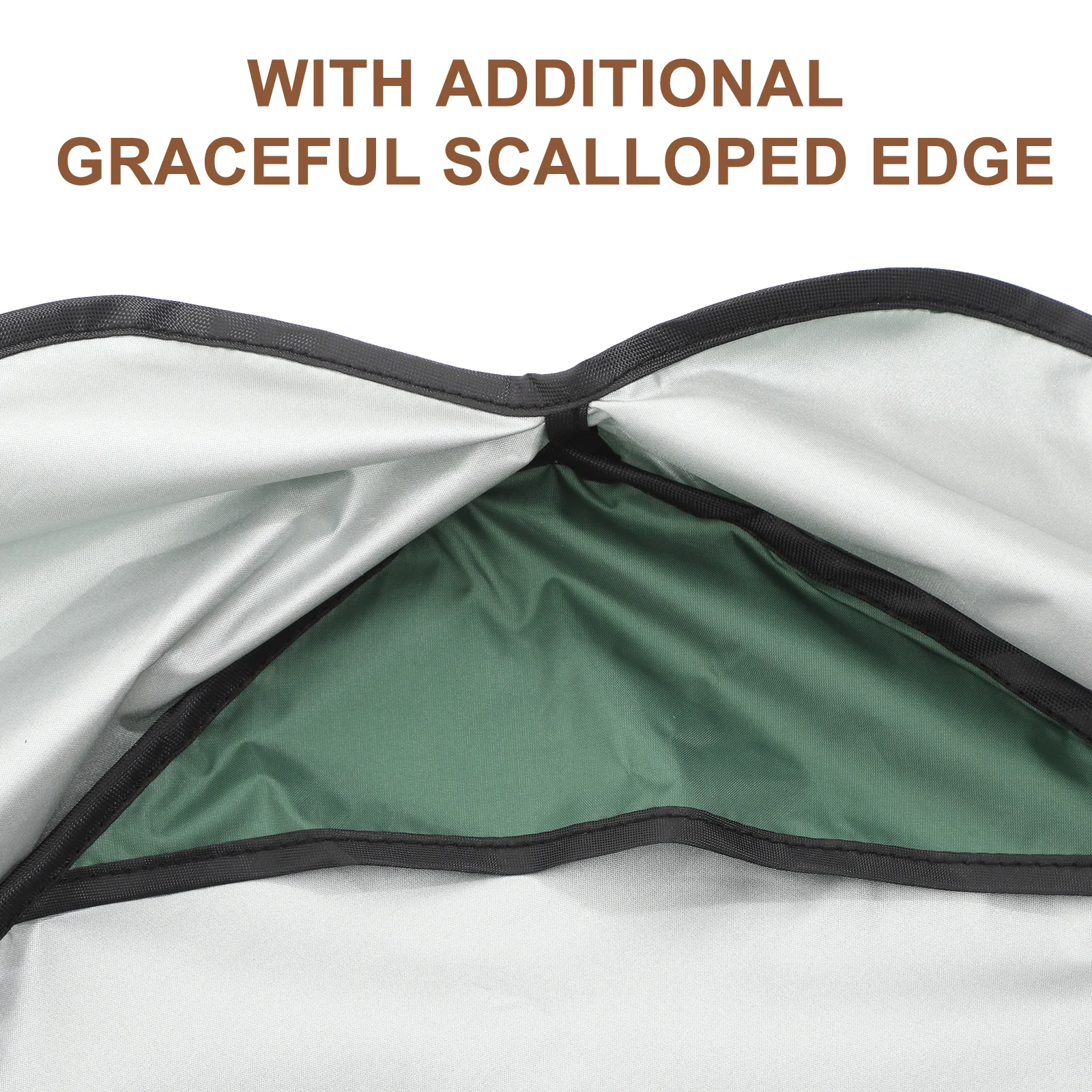 Garden Swing Cover 195X125Cm Dark Green Waterproof Dustproof Outdoor Swing Protector With Elastic Band Scallop Edge Patio 
Garden Swing Cover 195X125Cm Dark Green Waterproof Dustproof Outdoor Swing Protector With Elastic Band Scallop Edge Patio