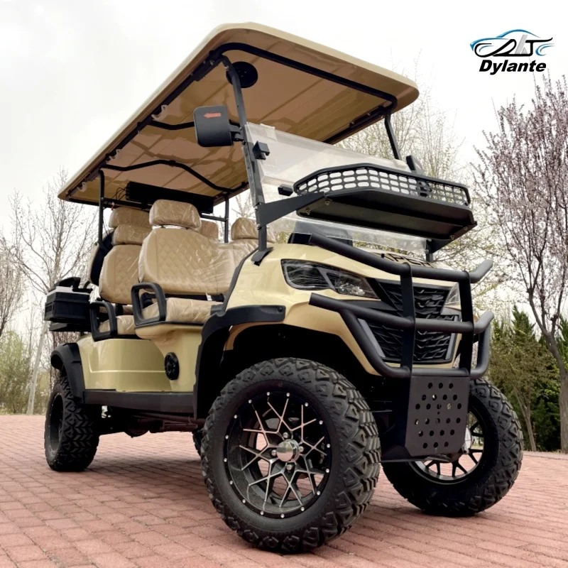 2025 Factory Cost-effective 4+2 6-seat Luxury Electric Golf Cart 60V Lithium Battery, Colored Seats, Smart High-end Golf Cart
2025 Factory Cost-effective 4+2 6-seat Luxury Electric Golf Cart 60V Lithium Battery, Colored Seats, Smart High-end Golf Cart