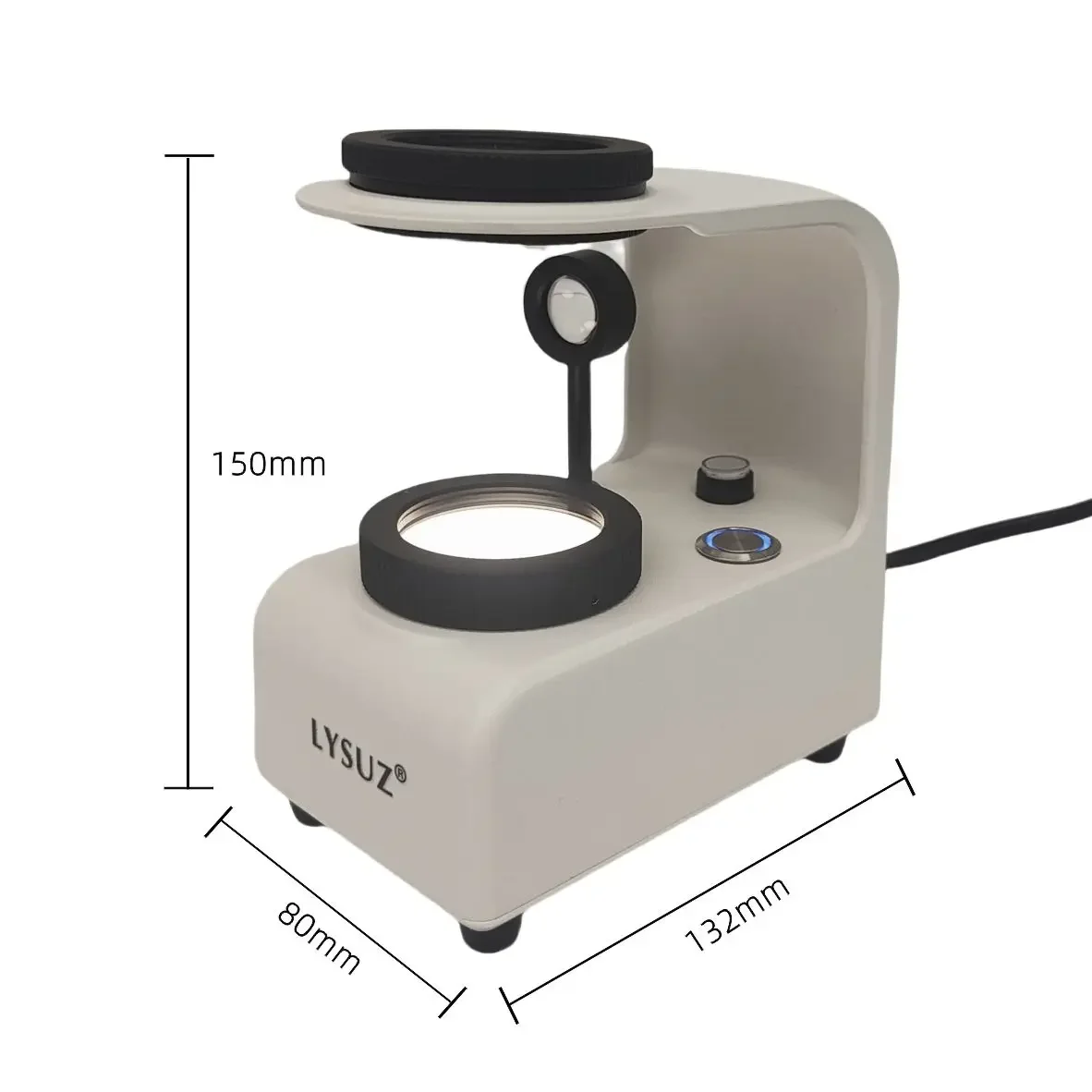 Tabletop LED Dual Light Polariscope Conoscope for Gemstone Jewelry Diamond Jade Interferogram Testing Gemological Tools LYSUZ
Tabletop LED Dual Light Polariscope Conoscope for Gemstone Jewelry Diamond Jade Interferogram Testing Gemological Tools LYSUZ