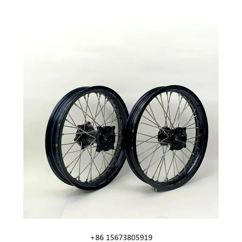 Fit SX 85 Modified Pit Bike Supermoto Wheels All Black 7050 Rims
Fit SX 85 Modified Pit Bike Supermoto Wheels All Black 7050 Rims