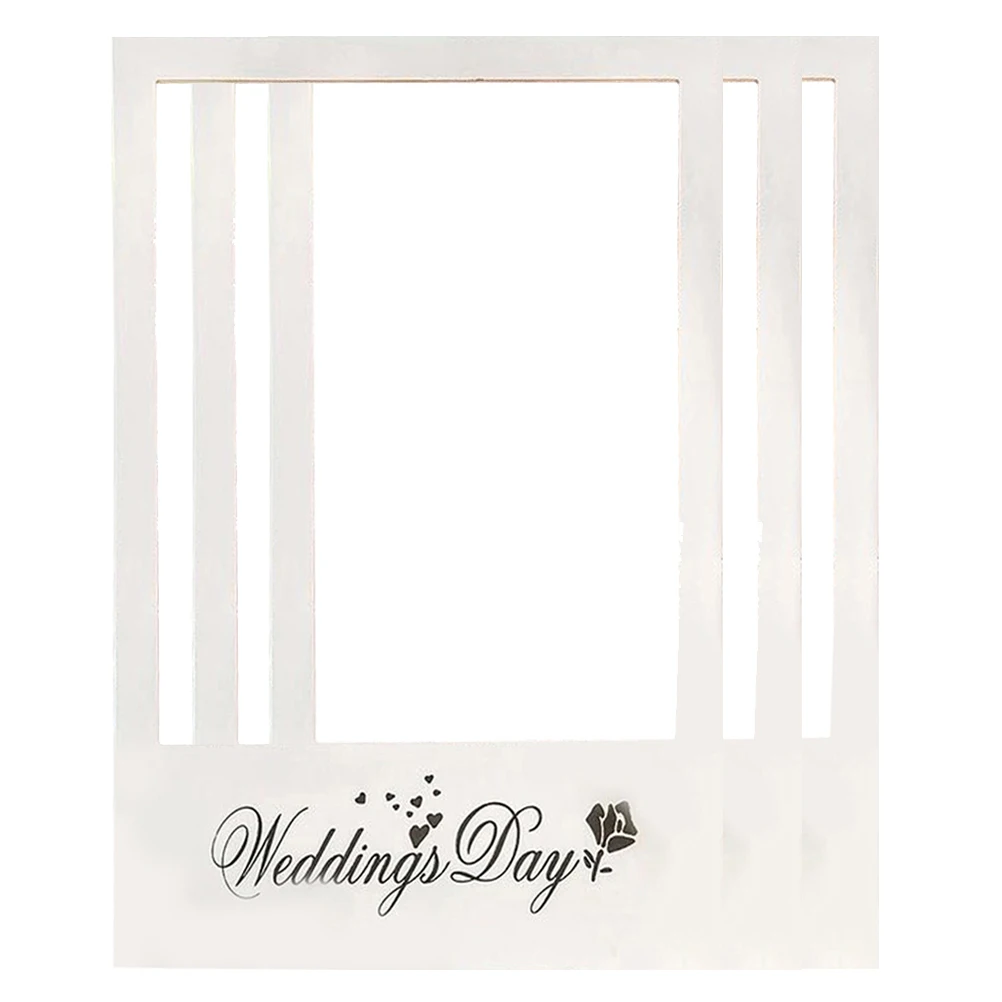 3pcs Couple Photo Frame Handheld Wedding Party Props White Fashion DIY Decorations Photo Booth Accessories
3pcs Couple Photo Frame Handheld Wedding Party Props White Fashion DIY Decorations Photo Booth Accessories