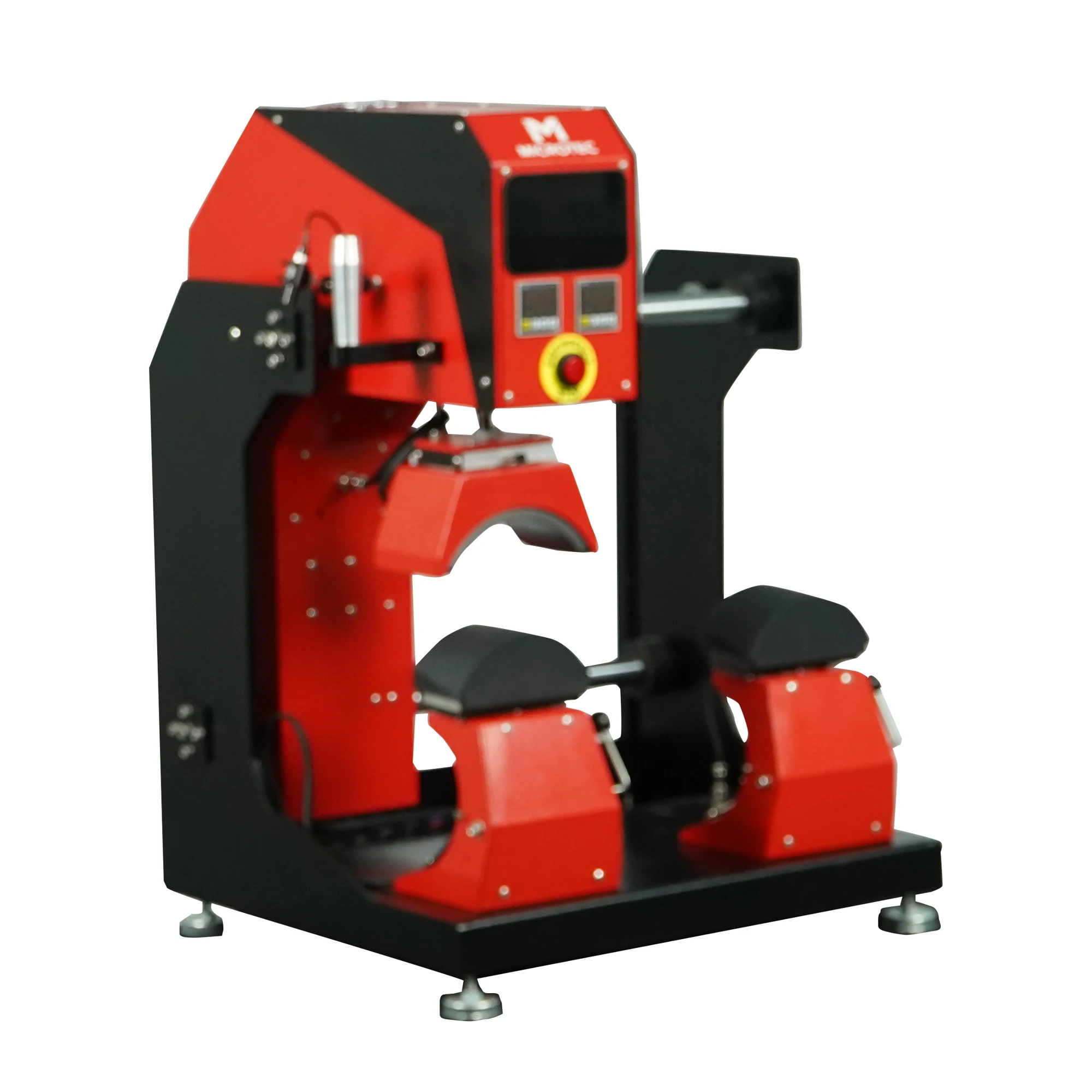 Microtec MU-200 Dual Heating Pneumatic Dual-Station Cap Label Heat Press Machine for Cap Label Slippers
Microtec MU-200 Dual Heating Pneumatic Dual-Station Cap Label Heat Press Machine for Cap Label Slippers