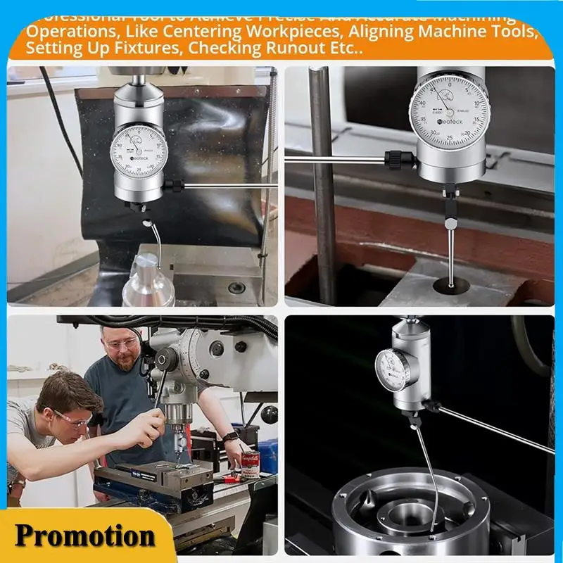 Portable Coaxial Centering Indicator 0-0.15In/0.0005In Digital Indicator Set Co-Ax Indicator For Milling Machine Center Test Dia
Portable Coaxial Centering Indicator 0-0.15In/0.0005In Digital Indicator Set Co-Ax Indicator For Milling Machine Center Test Dia