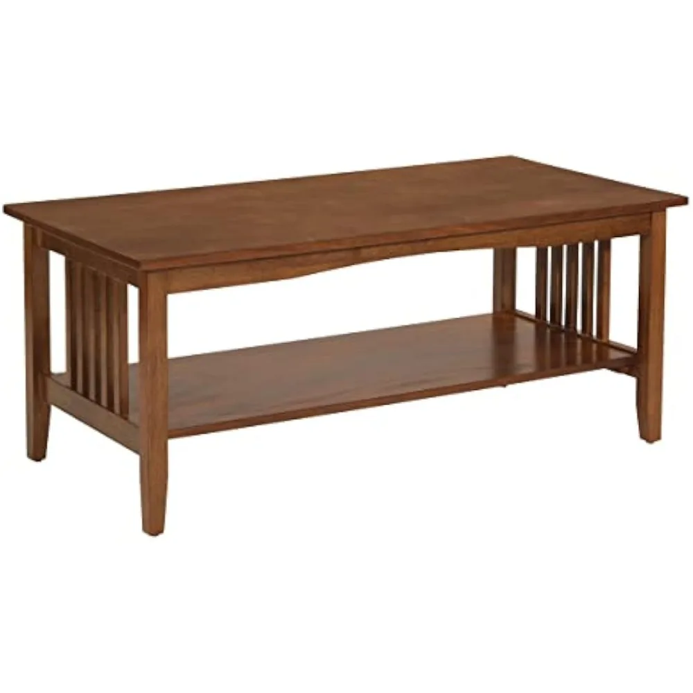 OSP Home Furnishings Sierra Coffee Table with Lower Storage Shelf and Mission Style Side Panels, Brown Ash
OSP Home Furnishings Sierra Coffee Table with Lower Storage Shelf and Mission Style Side Panels, Brown Ash