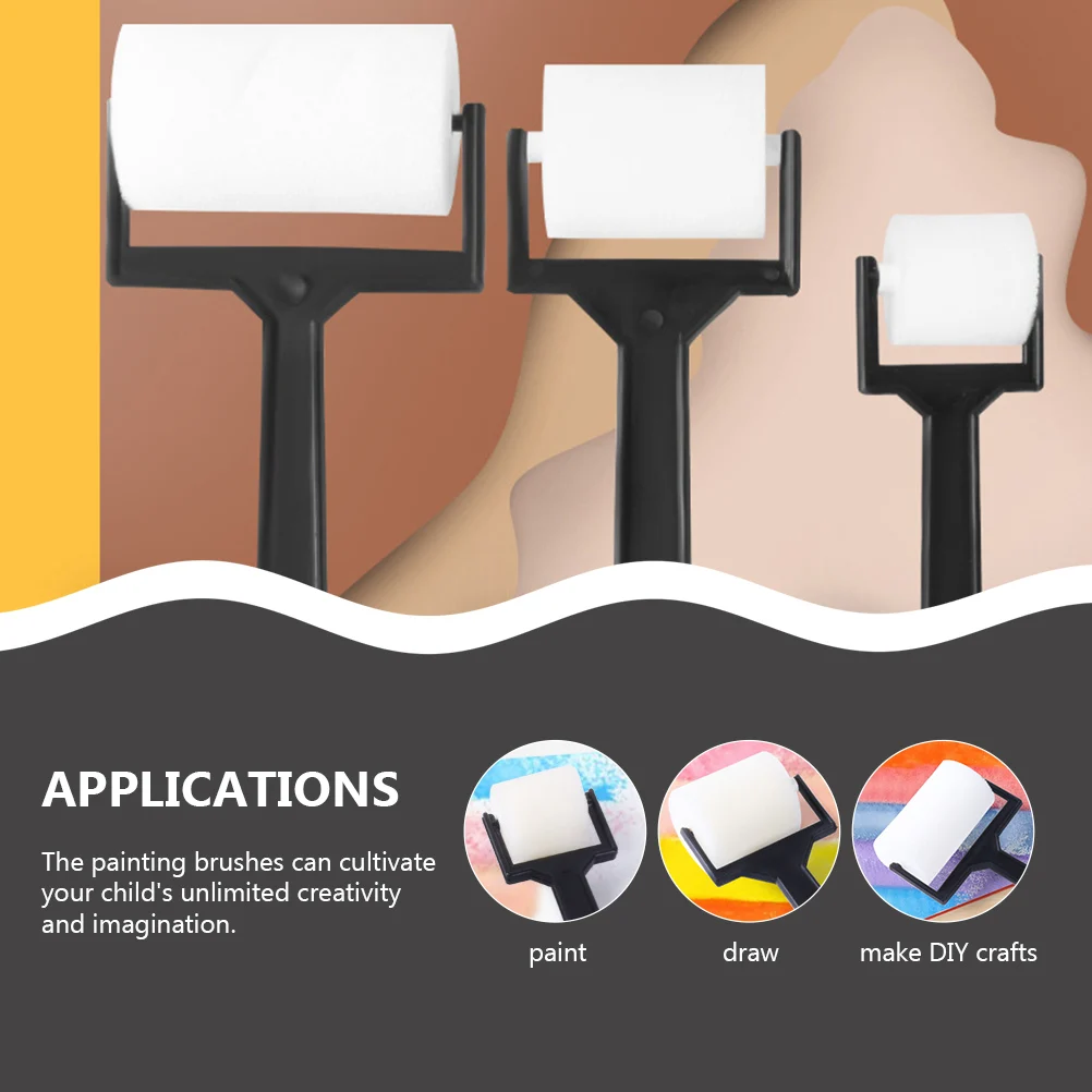 3Sets Children Painting Sponge Roller Brushes Kids Painting Tools for Oil Watercolor Acrylic DIY Crafts Paint Brush
3Sets Children Painting Sponge Roller Brushes Kids Painting Tools for Oil Watercolor Acrylic DIY Crafts Paint Brush