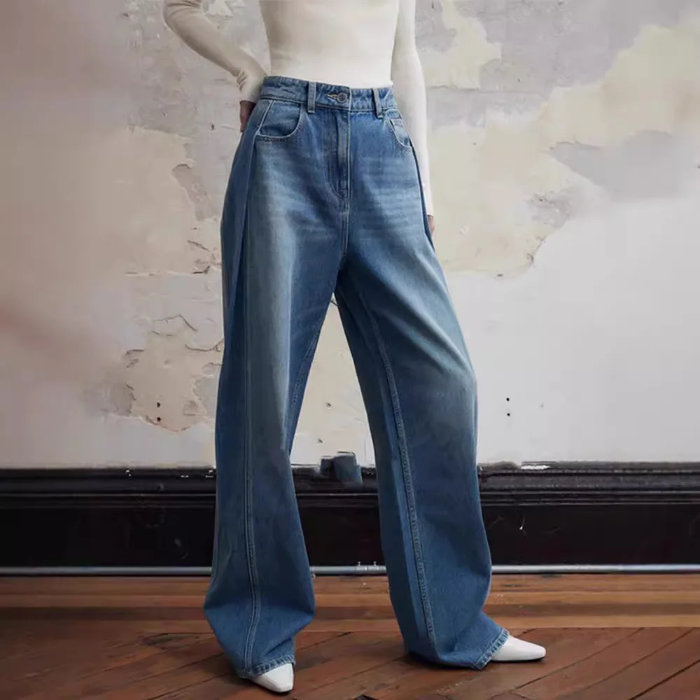 Women's Commuter Versatile 2024 Autumn Cotton High Waist Skinny Jeans Casual Straight Wide Leg Pants Baggy Pant
Women's Commuter Versatile 2024 Autumn Cotton High Waist Skinny Jeans Casual Straight Wide Leg Pants Baggy Pant