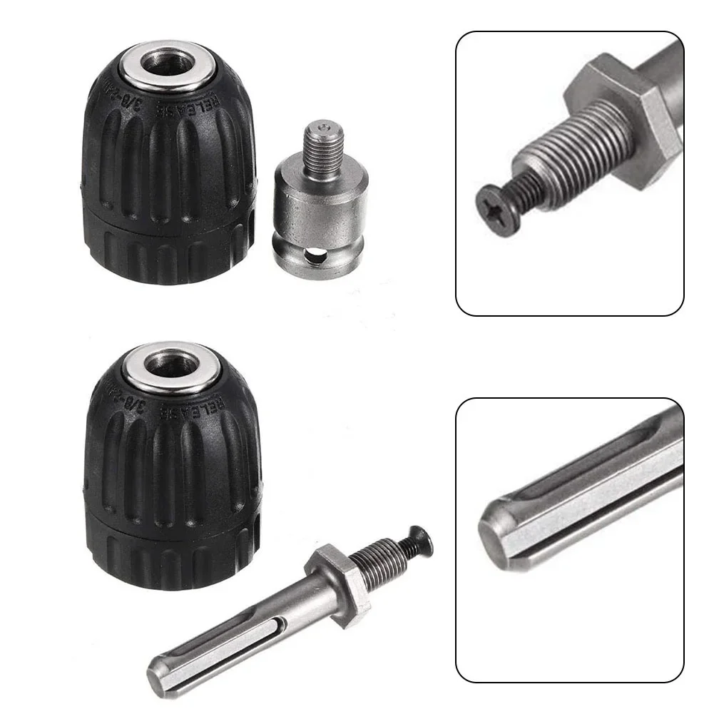 Tool Drill Chuck For Drill Keyless 0.8-10mm Accessories Drill Bit Parts Quick Change Replacement Thread Useful
Tool Drill Chuck For Drill Keyless 0.8-10mm Accessories Drill Bit Parts Quick Change Replacement Thread Useful
