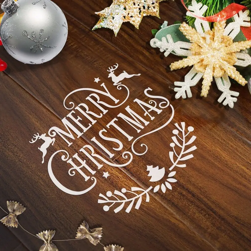 Christmas Hollow Stencils For Wall Painting Scrapbooking Stamping Stamp Album Decorative Embossing Paper Card Flower Template
Christmas Hollow Stencils For Wall Painting Scrapbooking Stamping Stamp Album Decorative Embossing Paper Card Flower Template