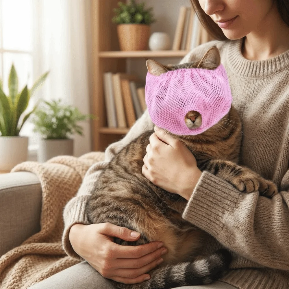 Mesh Cat Mouth Cover Breathable Washable Anti-Bite Muzzle Comfortable Adjustable Safety Protective Cover Pet Accessories
Mesh Cat Mouth Cover Breathable Washable Anti-Bite Muzzle Comfortable Adjustable Safety Protective Cover Pet Accessories