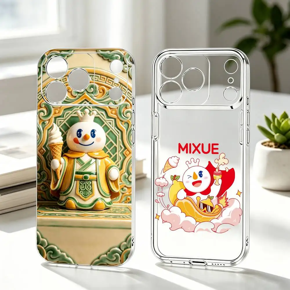 Ice Cream&Tea Mixue Phone Case Transparent Silicone Soft For iPhone 17 16 15 14 13 12 11 Mini Pro Max Plus
Ice Cream&Tea Mixue Phone Case Transparent Silicone Soft For iPhone 17 16 15 14 13 12 11 Mini Pro Max Plus