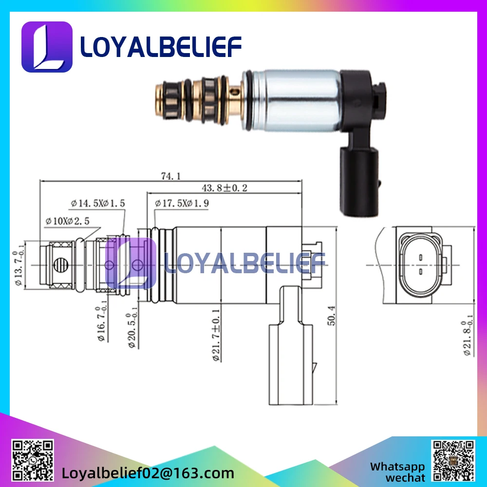 LY-38 Auto Air Conditioning AC Compressor Electric Control Solenoid Valve For VW VAG Volkswagen
LY-38 Auto Air Conditioning AC Compressor Electric Control Solenoid Valve For VW VAG Volkswagen