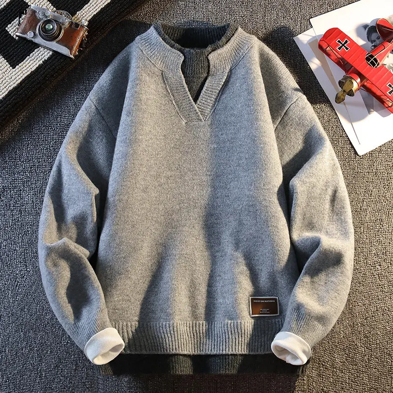 Sli Loose Long Sve Knitted Sweater for Men Casual Comfortable Breathable Warm Faionable Lazy Sle Autumn Winter
Sli Loose Long Sve Knitted Sweater for Men Casual Comfortable Breathable Warm Faionable Lazy Sle Autumn Winter