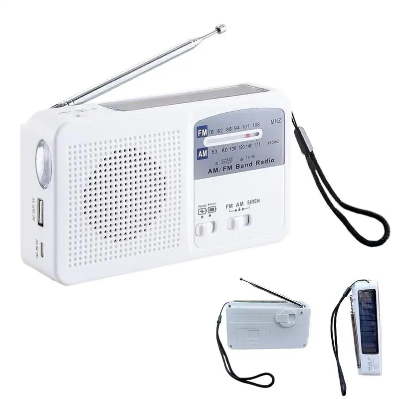 Solar Radio Solar Hand Crank Radio Portable Broadcast Receiving Equipment Outdoor Audio Player With Flashlight For Hiking Travel
Solar Radio Solar Hand Crank Radio Portable Broadcast Receiving Equipment Outdoor Audio Player With Flashlight For Hiking Travel