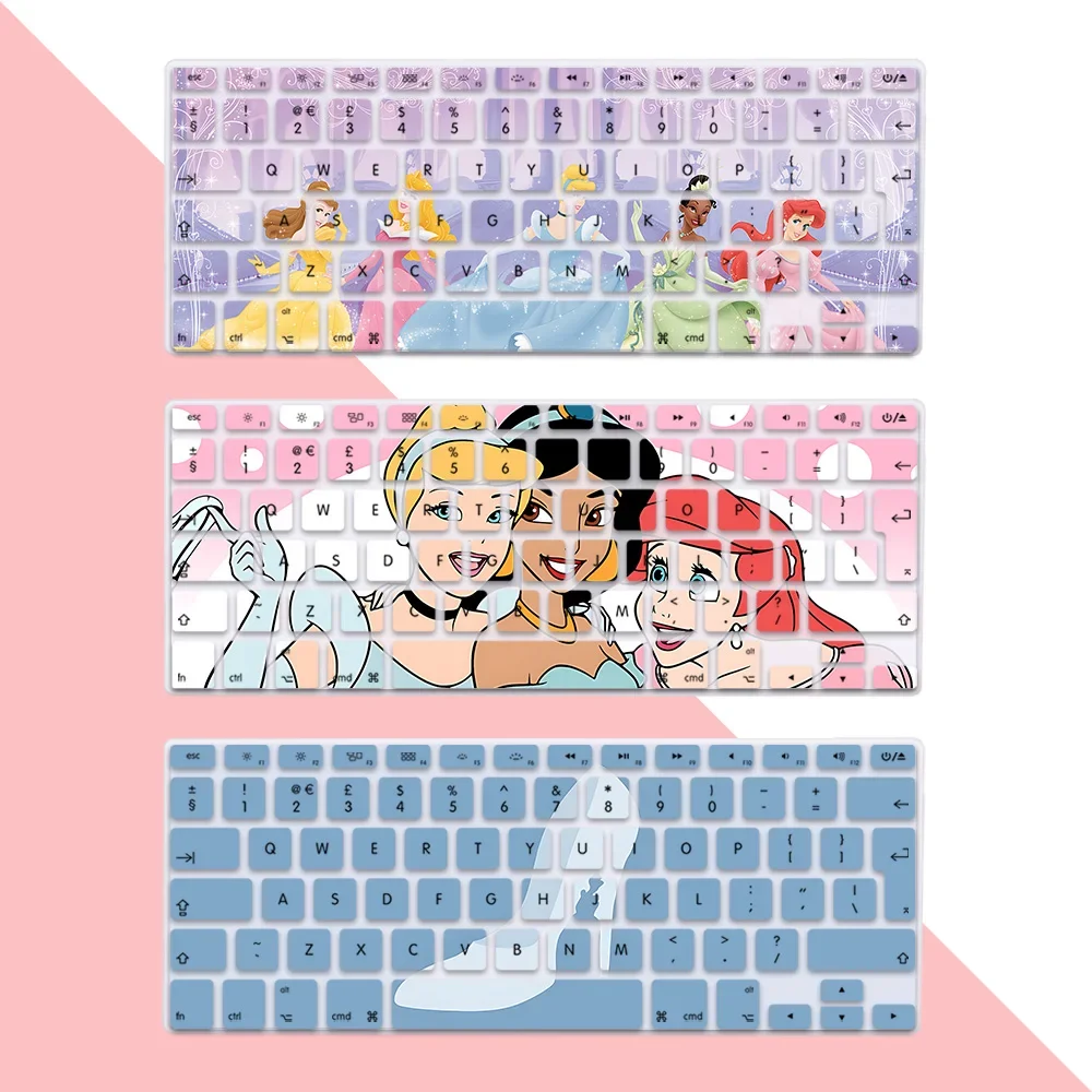 Princess Cinderellas EU Layout Soft Silicone Keyboard Cover for Macbook pro A1278 A1286 Retina A1425 A1502 Air A1369 A1466
Princess Cinderellas EU Layout Soft Silicone Keyboard Cover for Macbook pro A1278 A1286 Retina A1425 A1502 Air A1369 A1466
