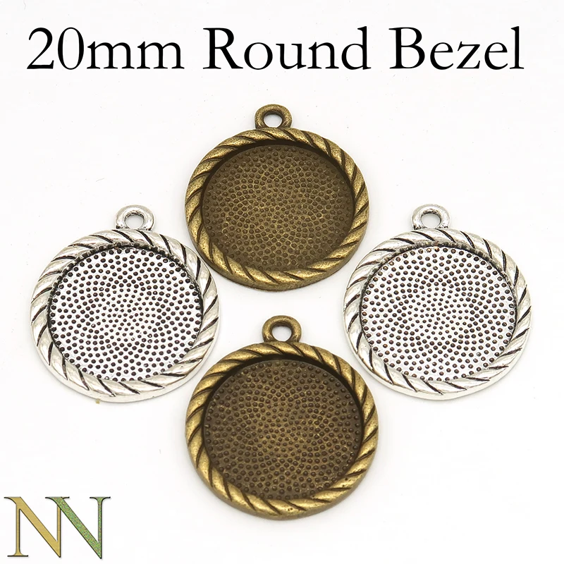 20 Pieces - 20mm Pendant Tray Round Bezel Pendant Setting Circle Cabochon Base for Jewelry Making
20 Pieces - 20mm Pendant Tray Round Bezel Pendant Setting Circle Cabochon Base for Jewelry Making