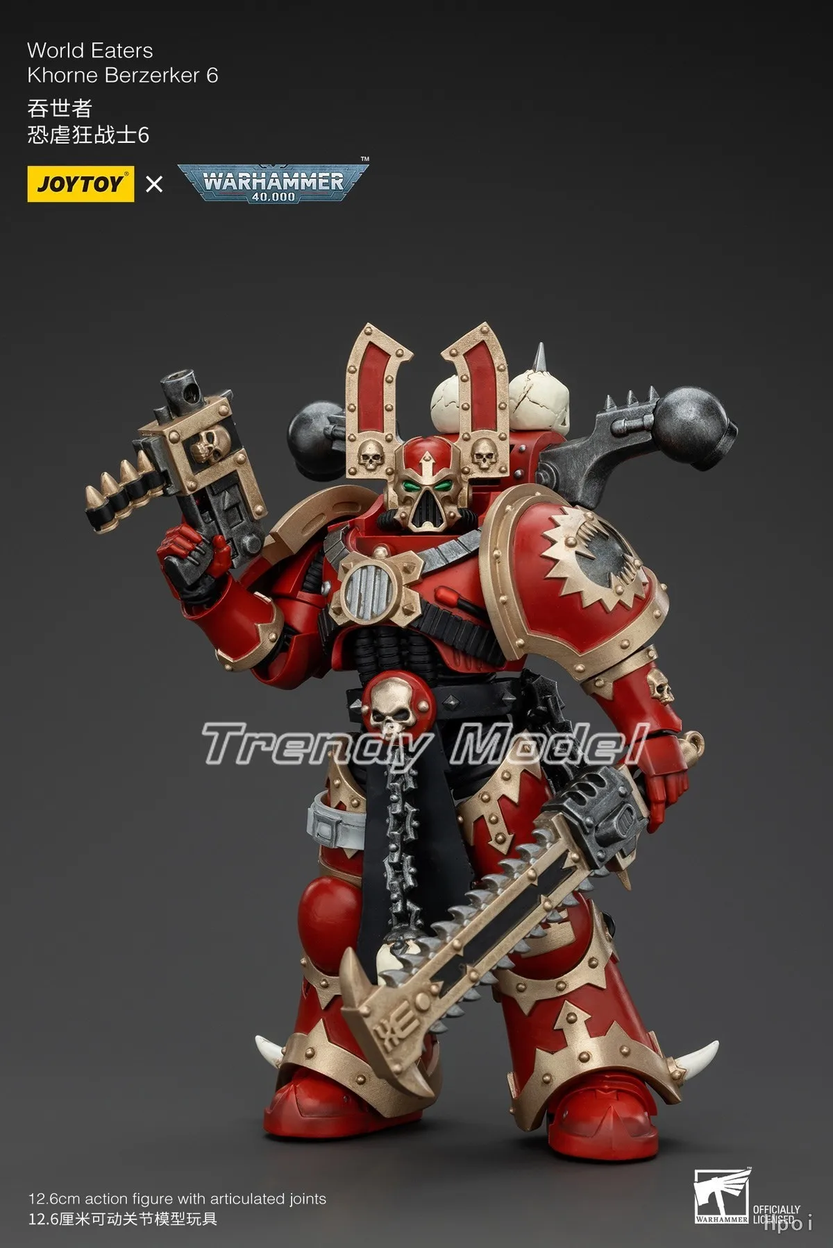 【TM】In Stock JOYTOY Warhammer40K World Eaters Khorne Berzerker 6 1/18 Action Figures Model Toy Gift Collection Ornament
【TM】In Stock JOYTOY Warhammer40K World Eaters Khorne Berzerker 6 1/18 Action Figures Model Toy Gift Collection Ornament