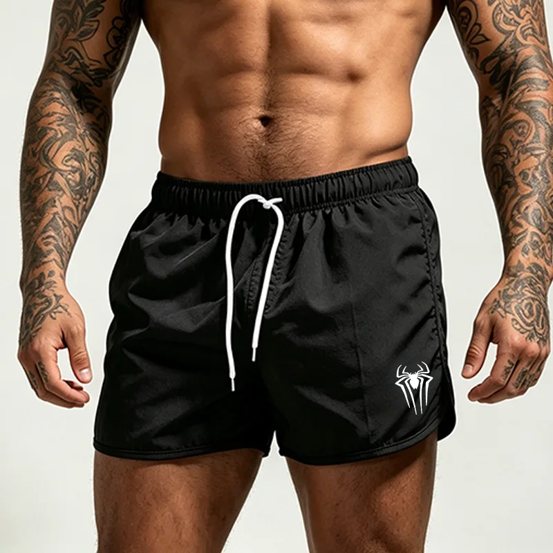 Men's beach pants, casual quick-drying shorts Minimal Spider Graphic Elastic Drawstring Swim Trunks Summer Sports Shorts-J23
Men's beach pants, casual quick-drying shorts Minimal Spider Graphic Elastic Drawstring Swim Trunks Summer Sports Shorts-J23