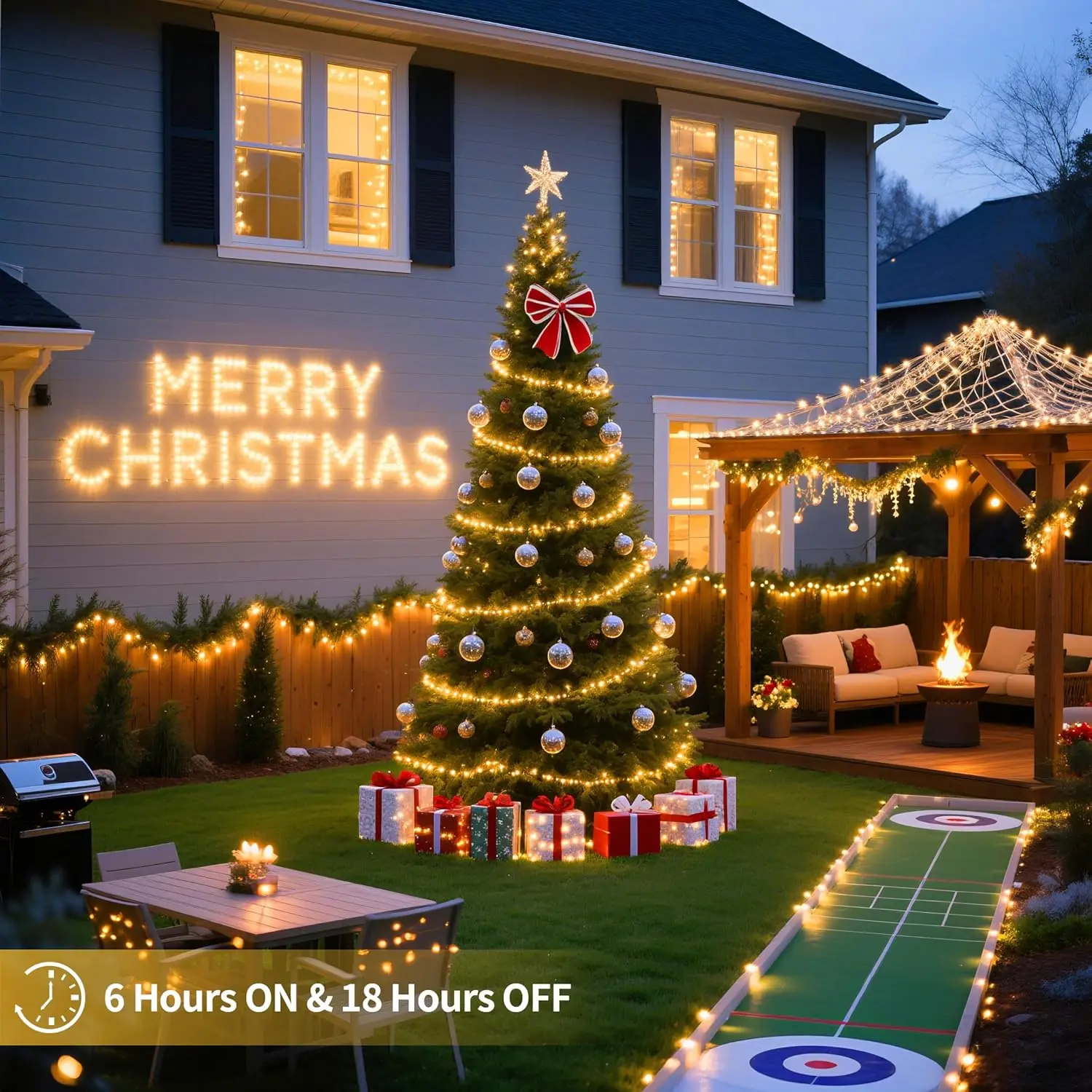 Рождественские солнечные гирлянды для улицы, светодиодные, 400 LED, 8 режимов, водонепроницаемые, для сада, вечеринок, двора, праздников
Рождественские солнечные гирлянды для улицы, светодиодные, 400 LED, 8 режимов, водонепроницаемые, для сада, вечеринок, двора, праздников