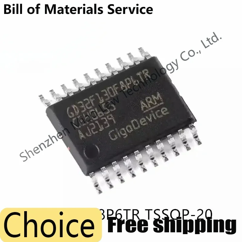 GD32F130F8P6TR TSSOP-20 GD32F130 32F130F8P6TR TSSOP20 ARM Cortex-M3 32-bit Microcontroller MCU IC Controller Chip New Original
GD32F130F8P6TR TSSOP-20 GD32F130 32F130F8P6TR TSSOP20 ARM Cortex-M3 32-bit Microcontroller MCU IC Controller Chip New Original