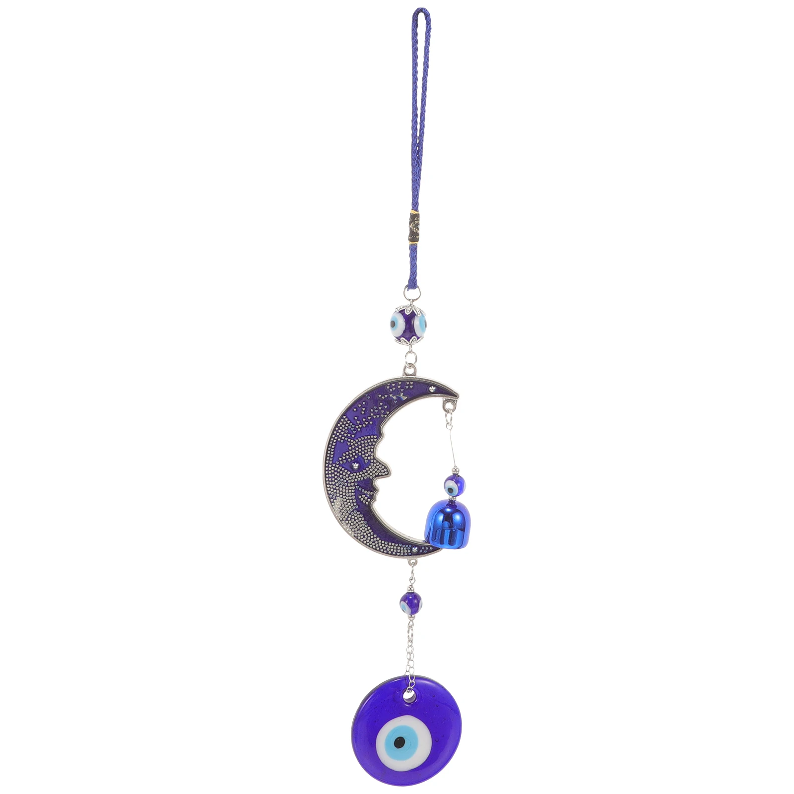 1pcs Evil Eye Window Pendant With Moon Charm Turkish Blue Eye Ornament For Wall Home Decor Hanging Car Keychain Gift
1pcs Evil Eye Window Pendant With Moon Charm Turkish Blue Eye Ornament For Wall Home Decor Hanging Car Keychain Gift