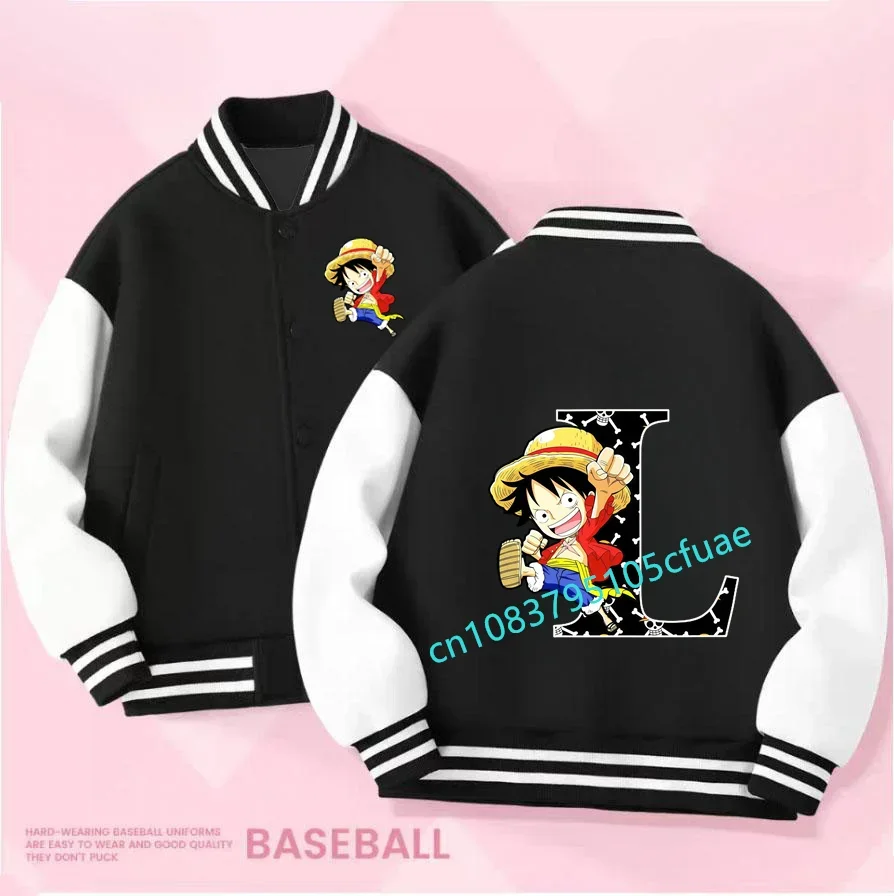 One Piece Letter ABC Jackets for Girls Spring Autumn Teen Kids Cartoon Princess Hoodies Children's Baseball Uniform Sports Tops
One Piece Letter ABC Jackets for Girls Spring Autumn Teen Kids Cartoon Princess Hoodies Children's Baseball Uniform Sports Tops