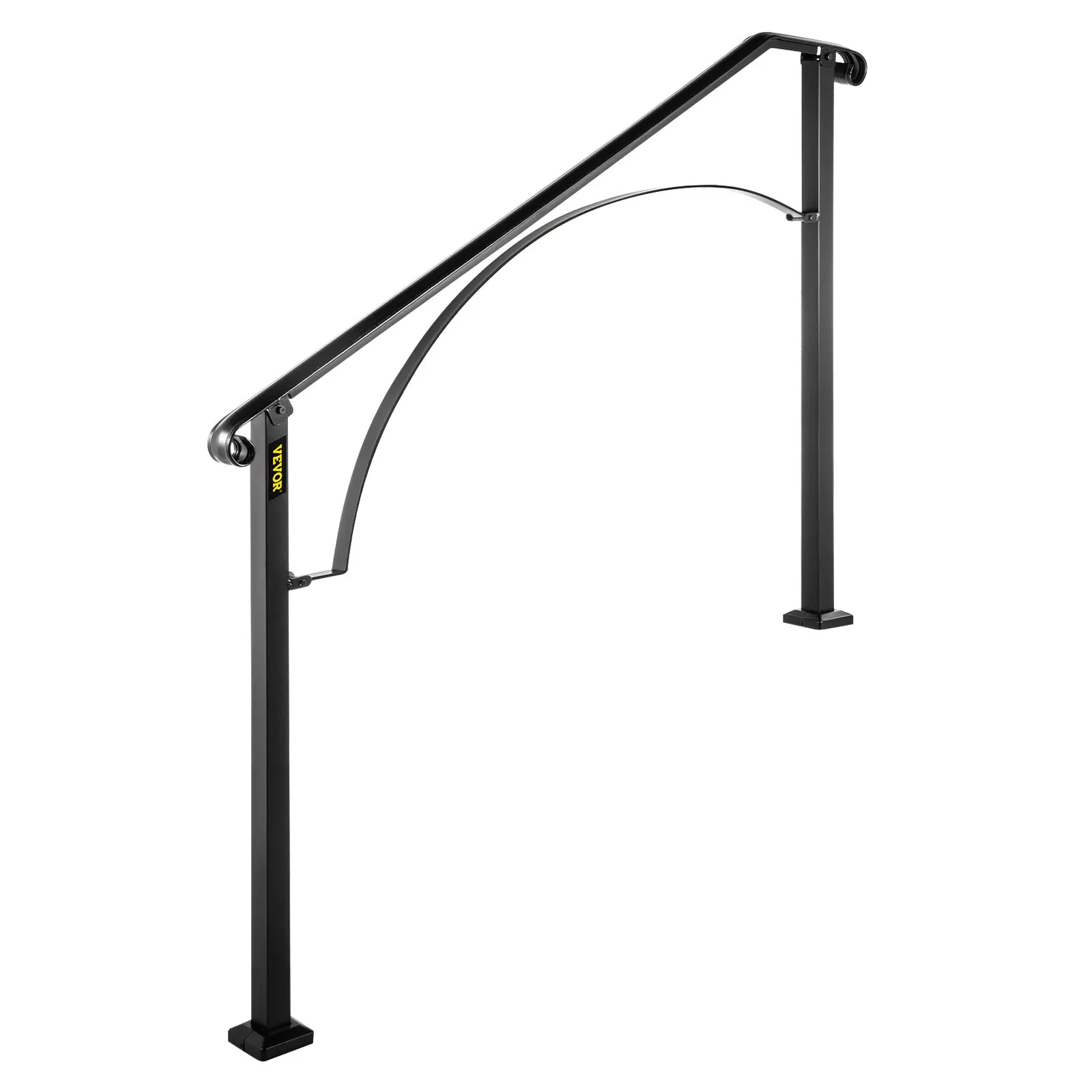 Handrails For Outdoor Steps, Fit 4 Or 5 Steps Outdoor Stair Railing, Arch#4 Wrought Iron Handrail, Flexible Porch Railing,
Handrails For Outdoor Steps, Fit 4 Or 5 Steps Outdoor Stair Railing, Arch#4 Wrought Iron Handrail, Flexible Porch Railing,