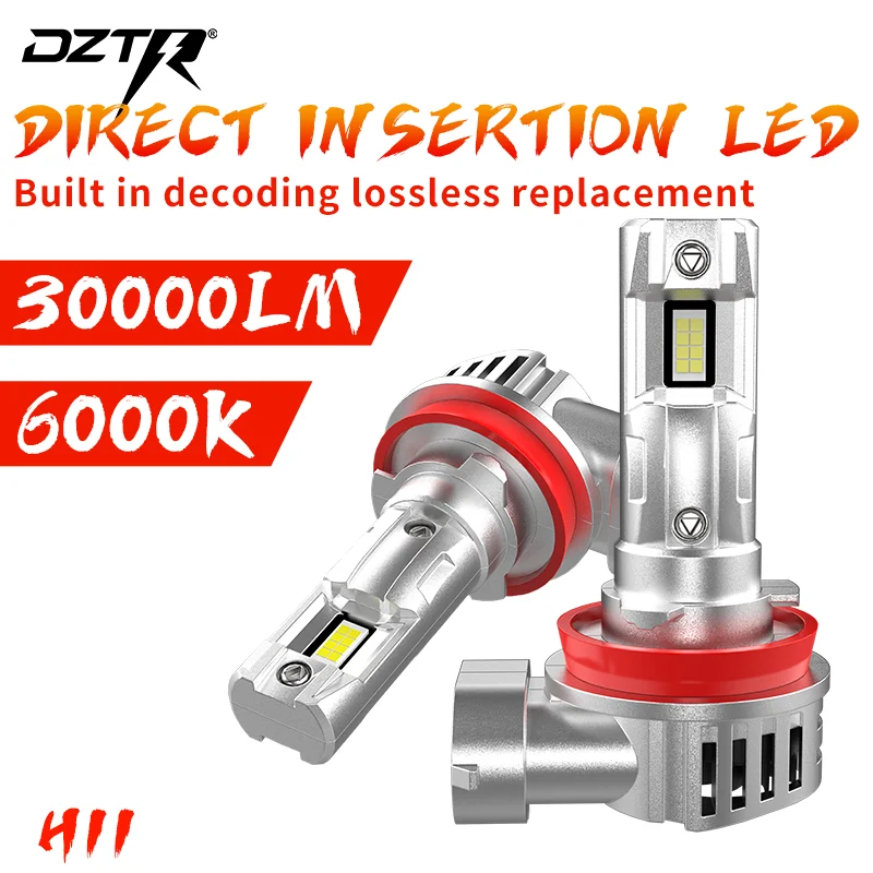 DZTR 30000LM H8H11 LED Headlight Bulb 9005HB3 9006HB4 H16 JP Fog Light Canbus Mini 880 881 White 6000K CSP for Car LED Headlight
DZTR 30000LM H8H11 LED Headlight Bulb 9005HB3 9006HB4 H16 JP Fog Light Canbus Mini 880 881 White 6000K CSP for Car LED Headlight